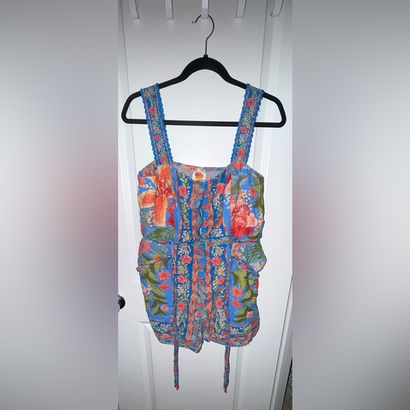 FARM Rio Floral Multicolor Romper - Picture 1 of 6